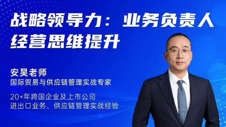 战略领导力：业务负责人经营思维提升