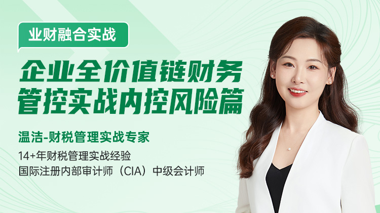 业财融合实战：企业全价值链财务管控实战内控风险篇