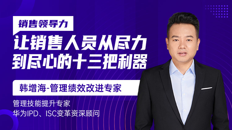 销售领导力：让销售人员从尽力到尽心的十三把利器