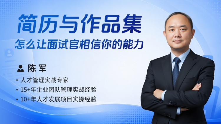 简历与作品集：怎么让面试官相信你的能力