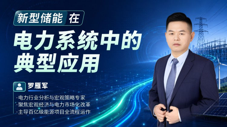 新型储能在电力系统中的典型应用